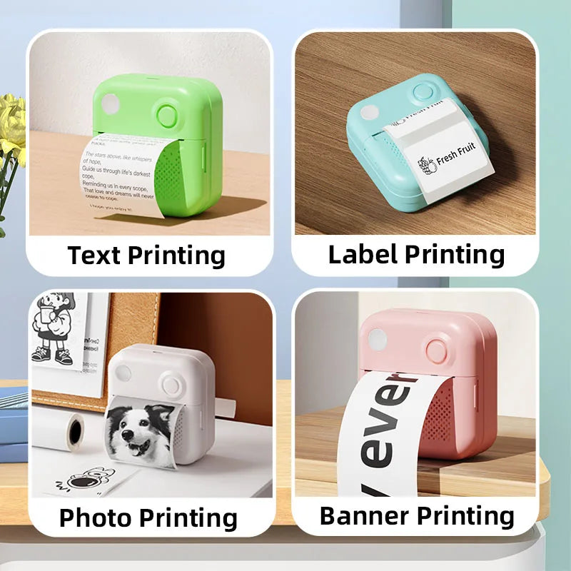 Inkless Mini Printer
